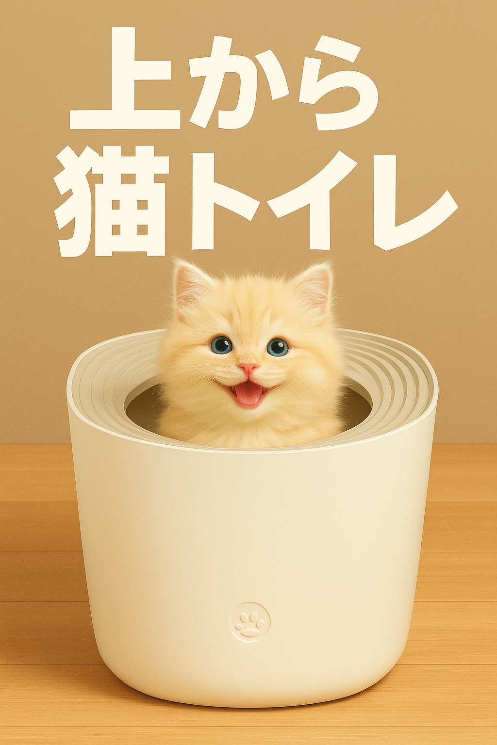 猫がトイレに入り込む画像